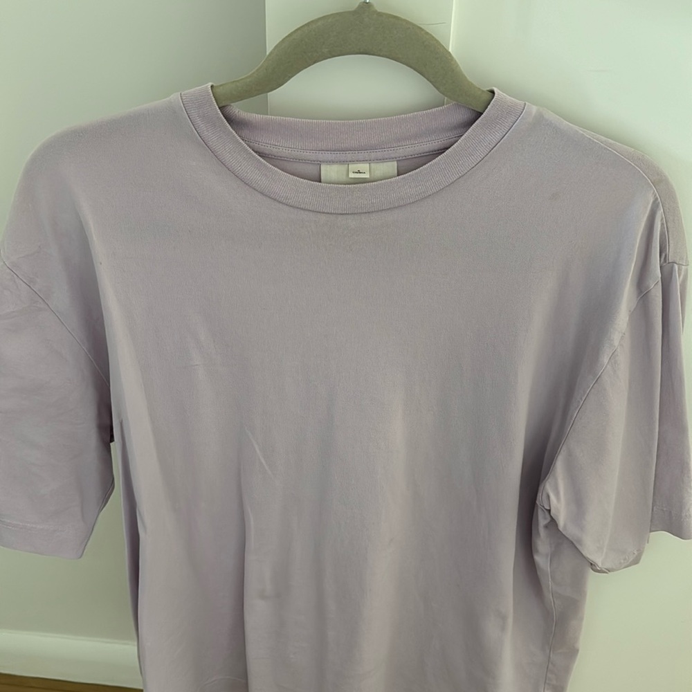 Acne Studios Purple Crew Neck Short Sleeve T-shirt